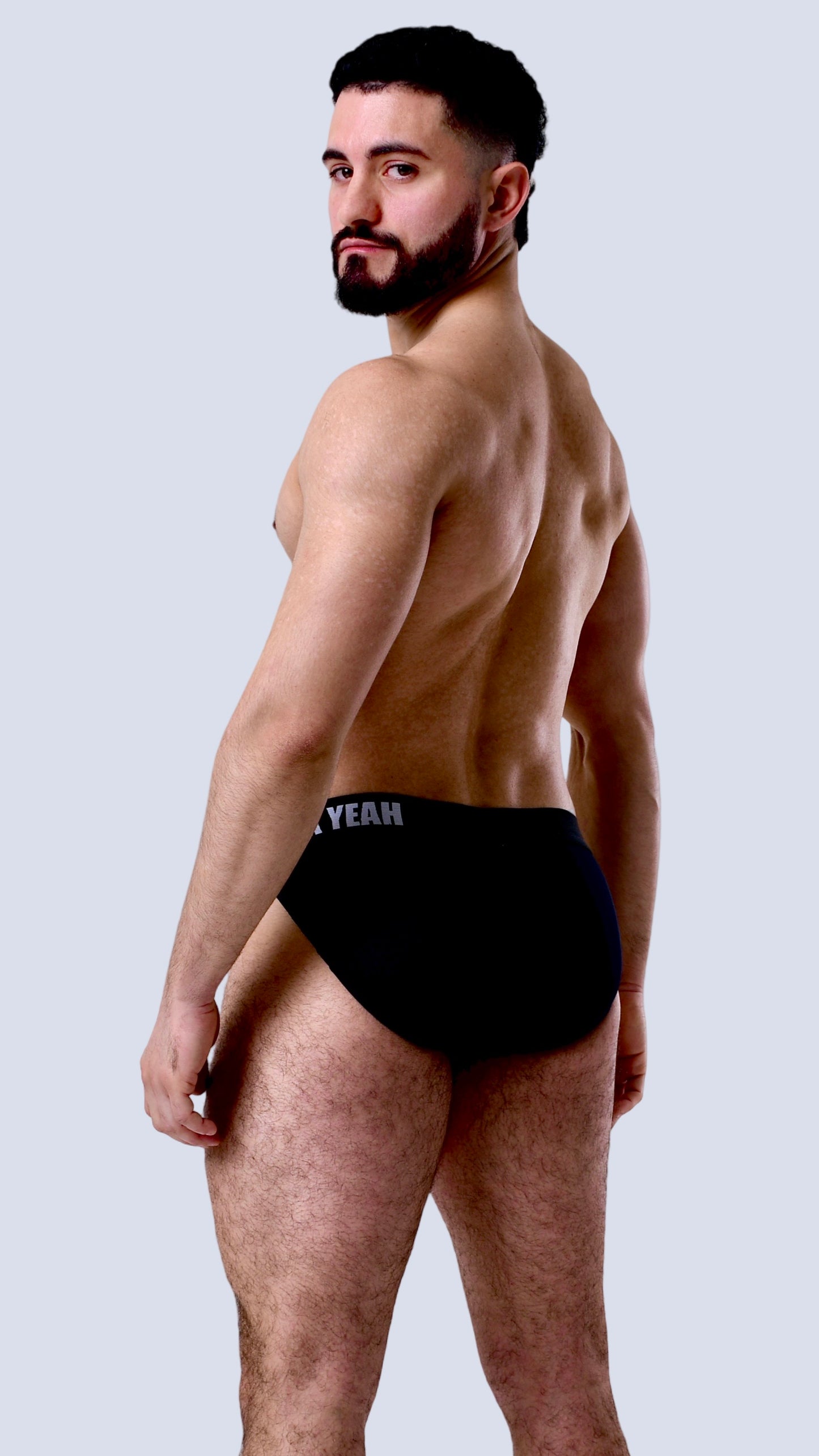 BLACK SIDE CUT BRIEF