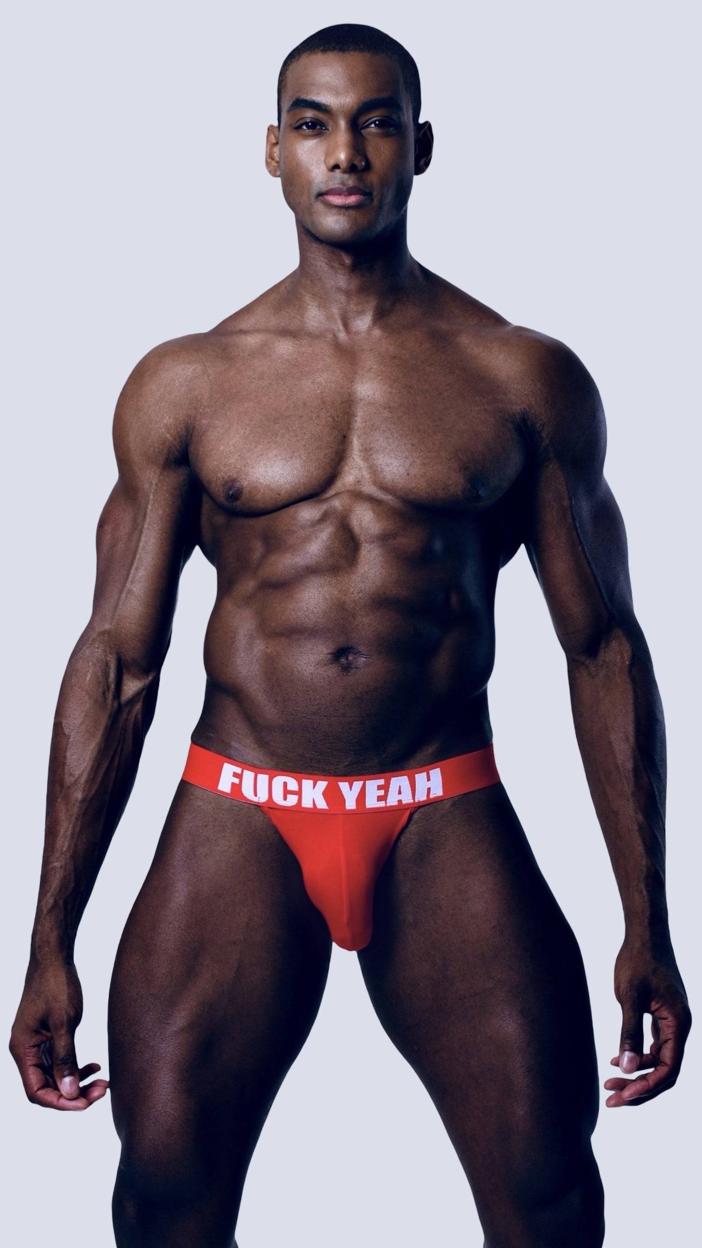 RED MICROFIBER JOCKSTRAP