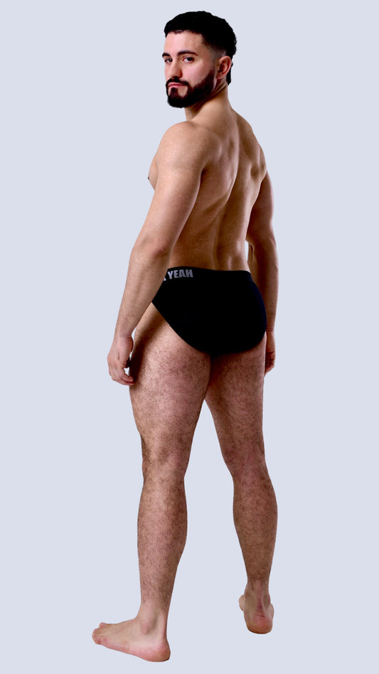 BLACK SIDE CUT BRIEF