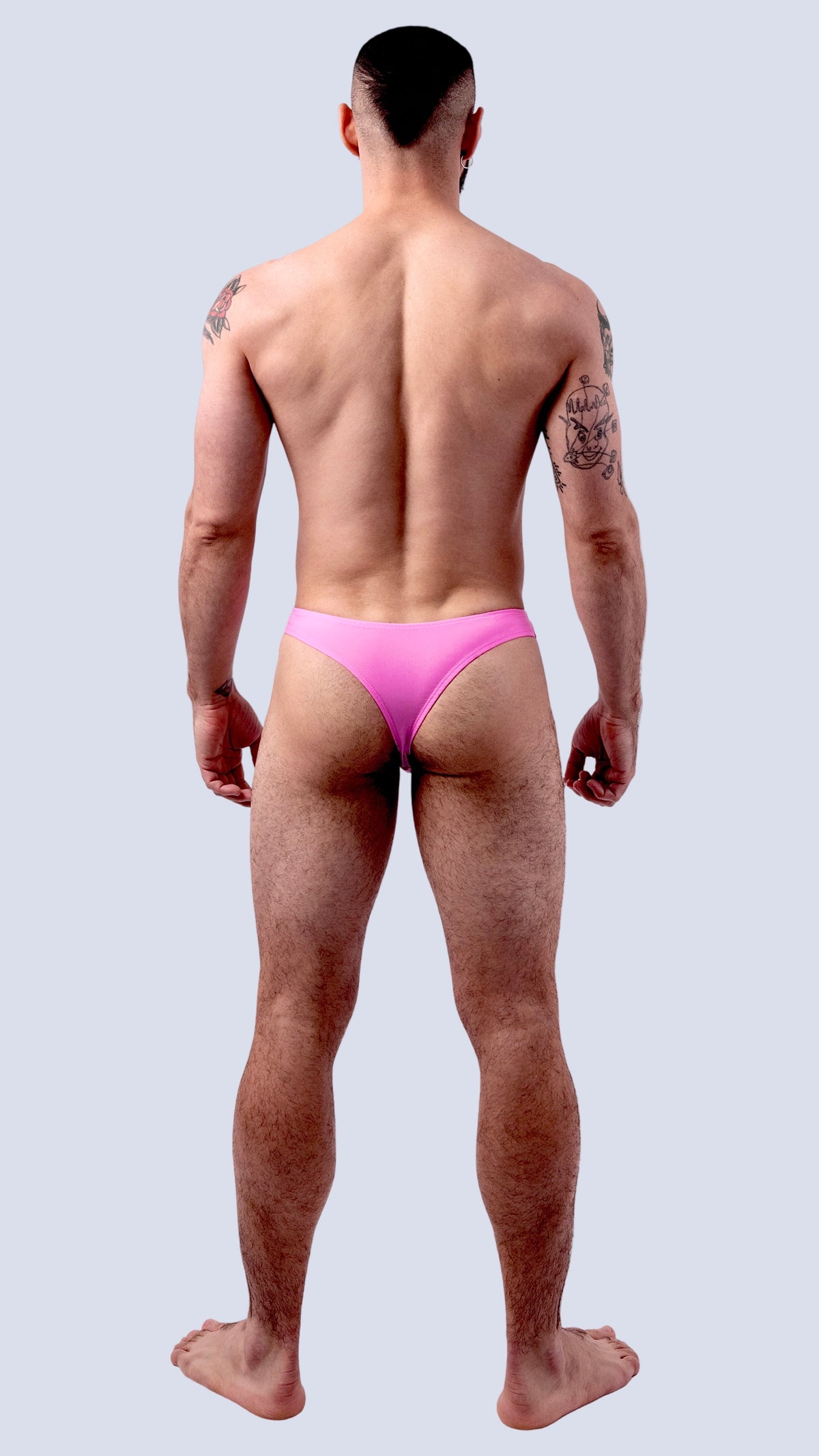 BUBBLE GUM PINK SWIM THONG