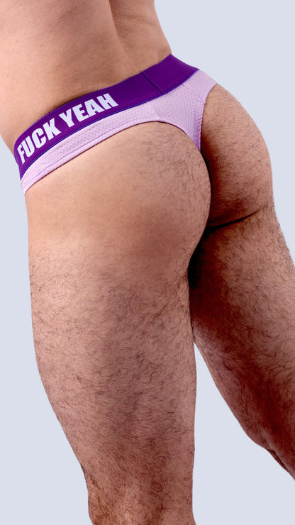 LAVENDER WAISTBAND THONG